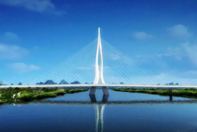 國(guó)內(nèi)罕見空間異形結(jié)構(gòu)鋼塔——嵊州小砩橋主塔順利完成